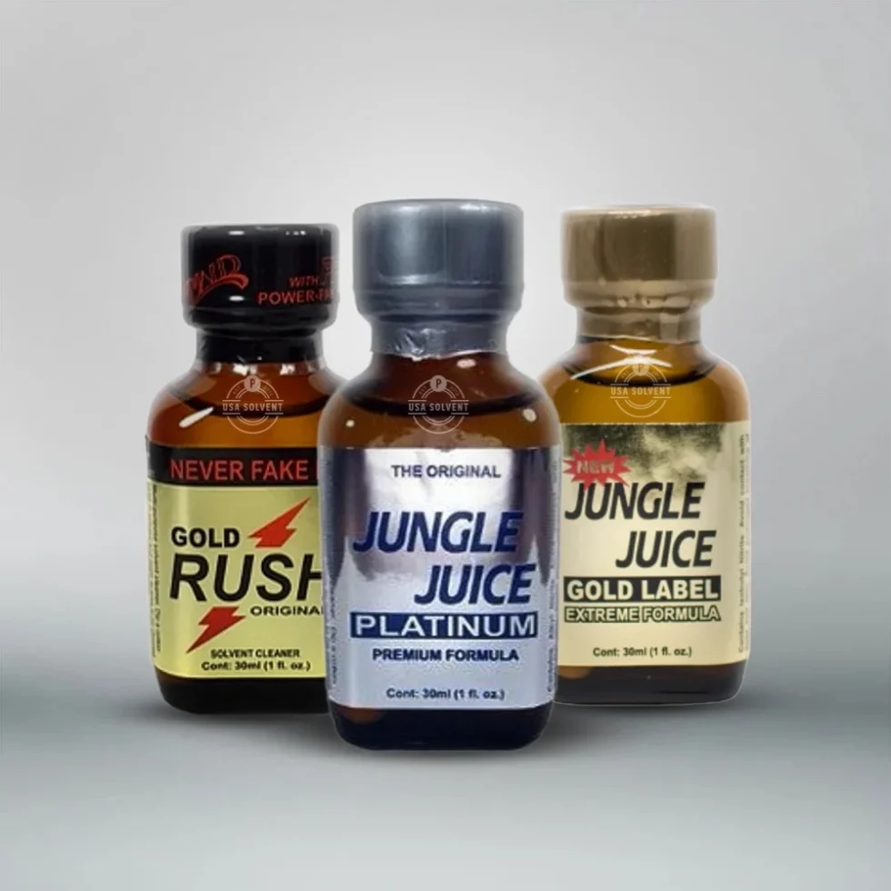 usa solvent gold rush jungle juice platinum gold 30ml pack gay poppers