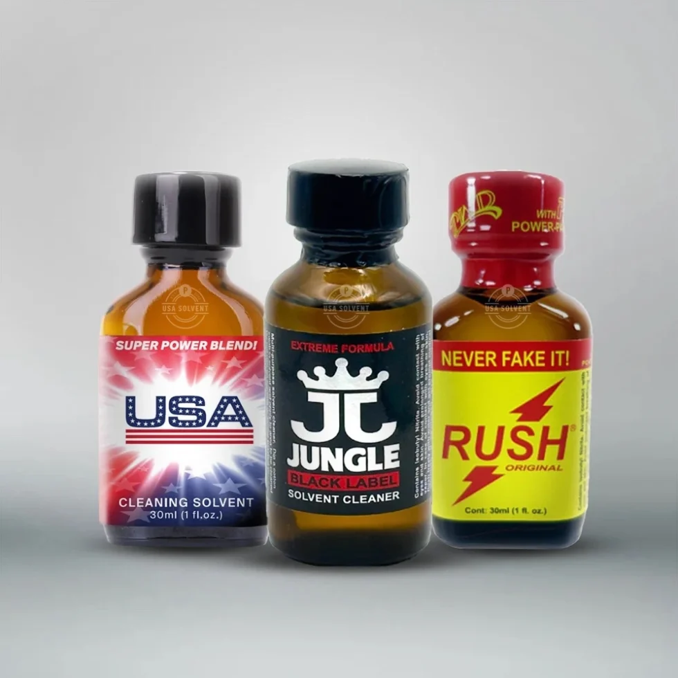 USA Super Power Blend, Jungle Juice Black, Rush Original 30ml (Bulk Pack) 1 usa solvent super power jungle juice black rush 30ml pack buy poppers